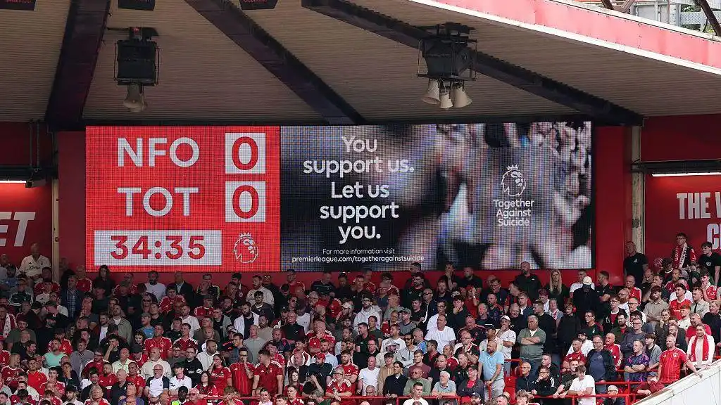 Scoreboard of Nottingham Forest 0-0 Tottenham