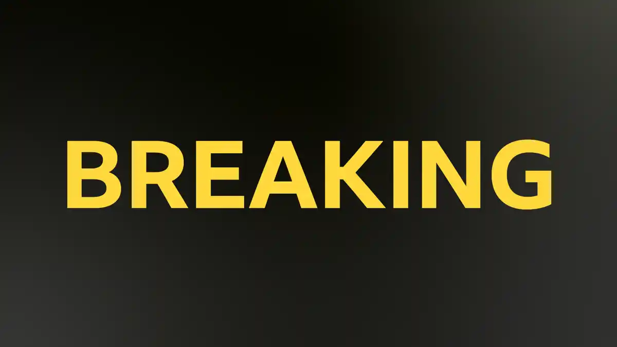 'Breaking' graphic