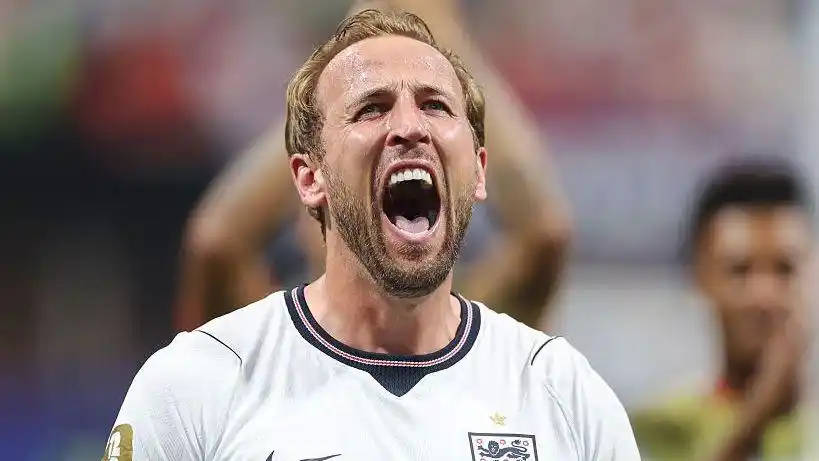 Harry Kane celebrating for England