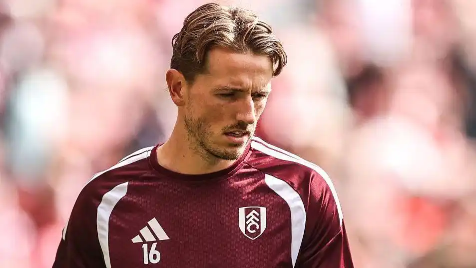 Fulham's Sander Berge before the Premier League match against Sunderland
